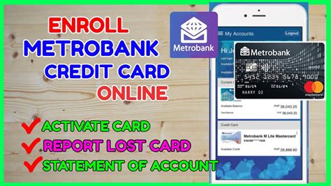 metrobank m online|enroll metrobank credit card online.